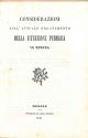  Considerazioni sull'attuale organamento della istruzione pubblica in Modena 
