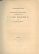 Commemorazione del primo anniversario della morte del primo Re d'Italia Vittorio Emanuele II 