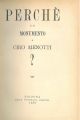 Perchè un monumento a Ciro Menotti? 