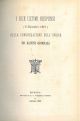 I due ultimi responsi (5 dicembre 1881) dalla congregazione dell'indice ed alcuni giornali 