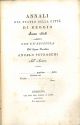  Annali del teatro della città di Reggio anno 1826 con un'epistola del Signor ... Angelo Petracchi all'autore 
