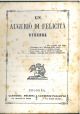  Un augurio di felicità. Strenna. (Annuario felsineo 1855) 